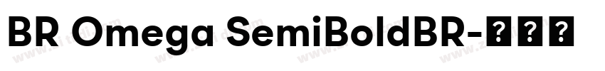 BR Omega SemiBoldBR字体转换
